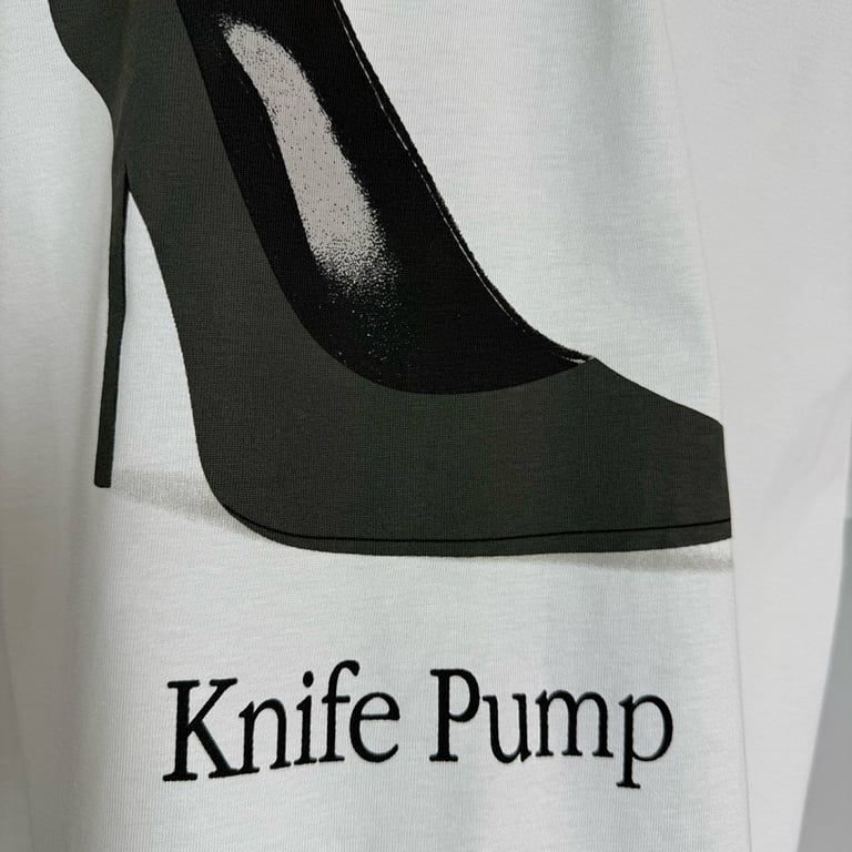 Balenciaga Knife Pump Graphic T-Shirt - 8