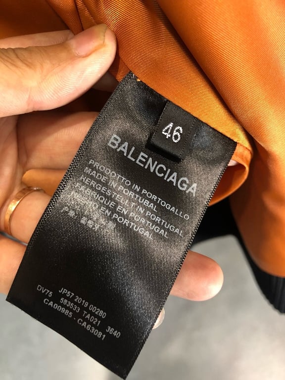 Balenciaga Real Leather Hooded Bomber Jacket - 6