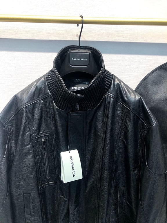 Balenciaga Leather Biker Jacket - 19
