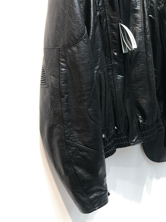 Balenciaga Leather Biker Jacket - 20