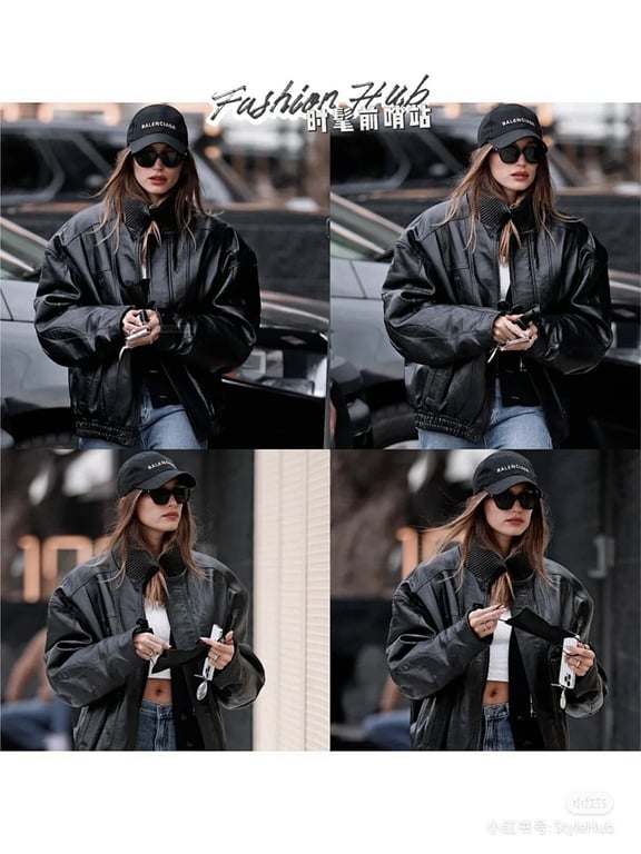 Balenciaga Leather Biker Jacket - 6