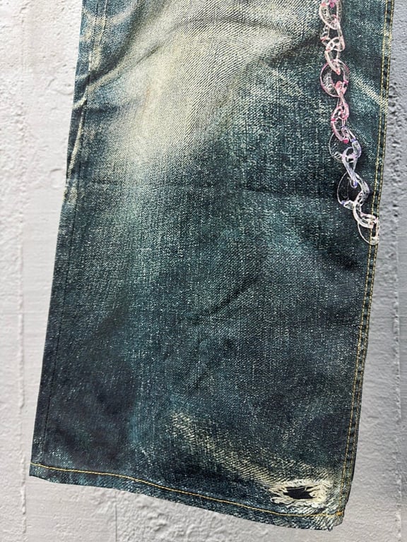 Acne Studios XM001 Graphic Print Jeans - 4