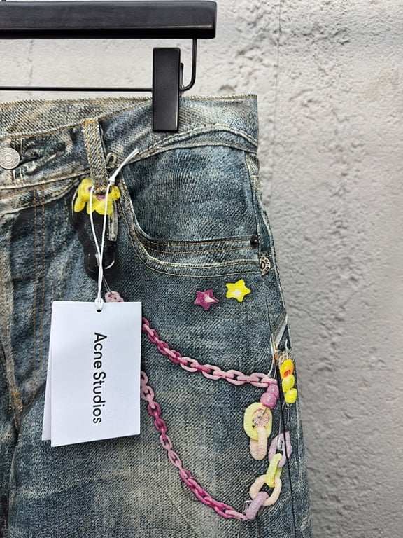 Acne Studios XM001 Graphic Print Jeans - 6