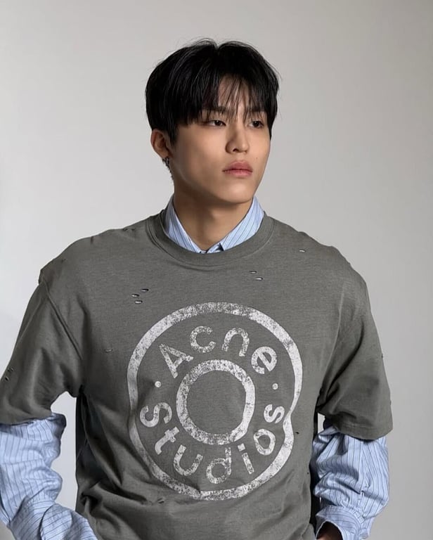 Acne Studios Distressed Logo T-Shirt 625184-60L - 2