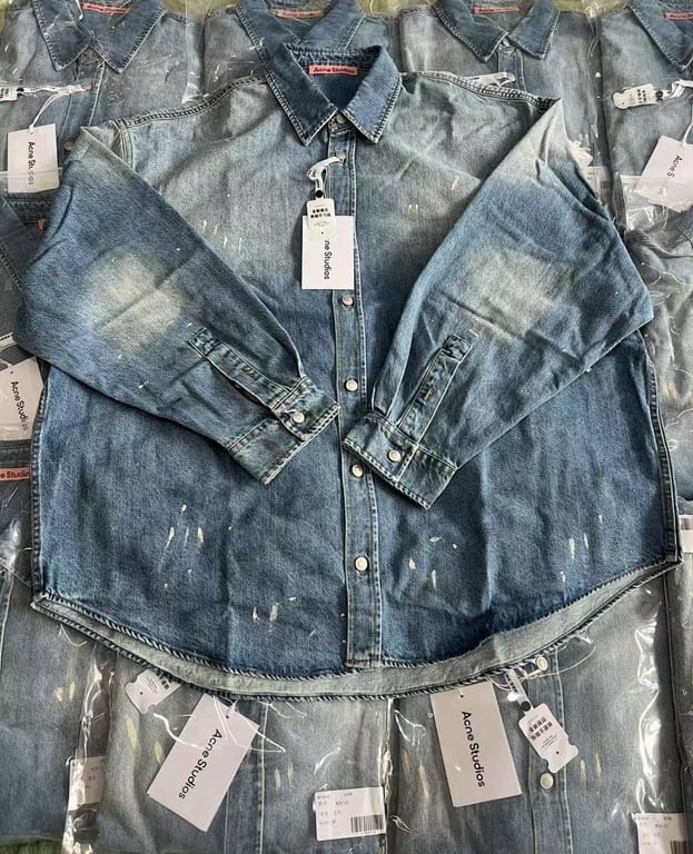 Acne Studios Distressed Denim Shirt 525122-51L - 3