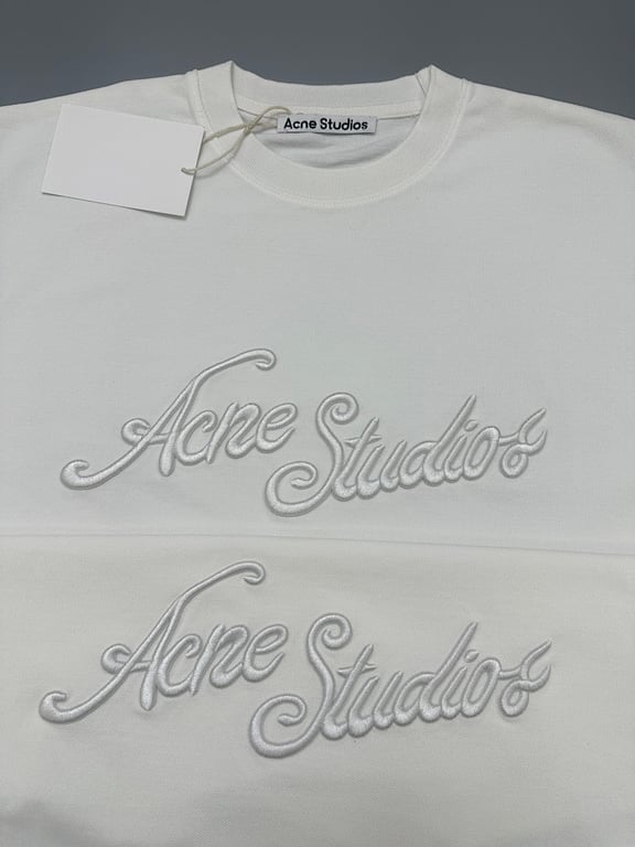 Acne Studios Script Logo T-Shirt - 3