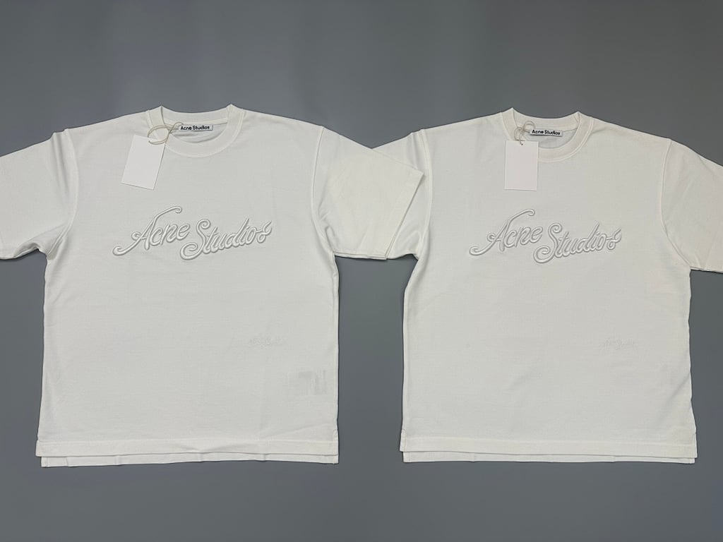 Acne Studios Script Logo T-Shirt - 6