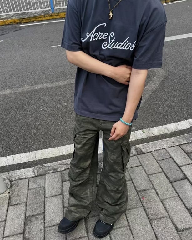 Acne Studios Script Logo T-Shirt - 10