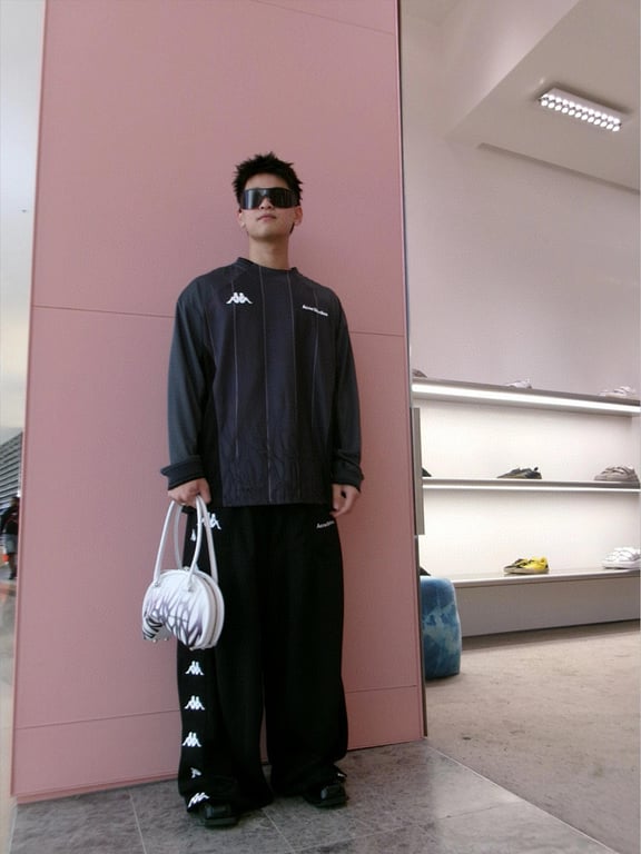 Acne Studios x Kappa Track Pants Black - 3
