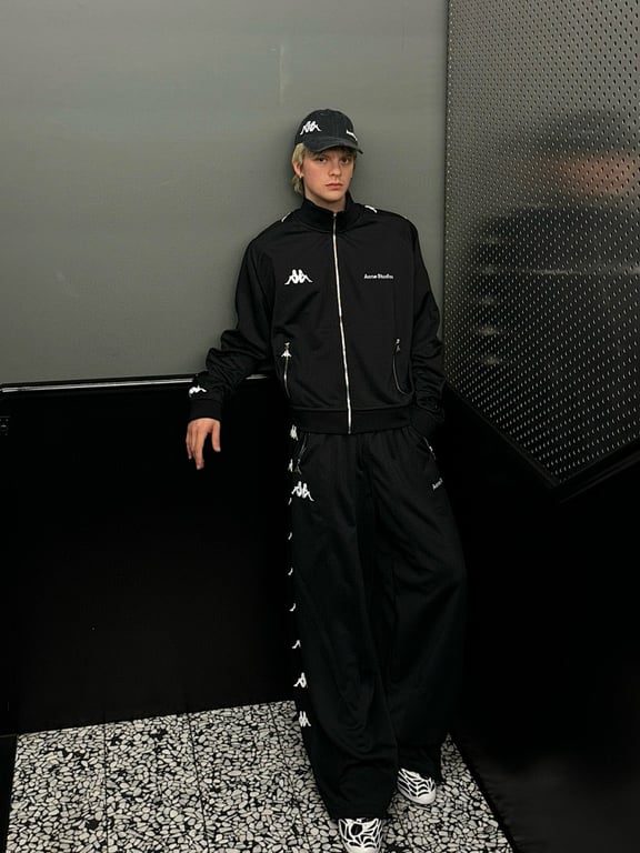 Acne Studios x Kappa Track Pants Black - 4