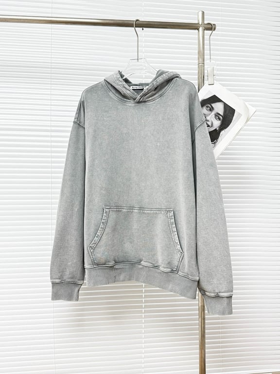 Acne Studios Stockholm 1996 Hoodie Washed Grey - 4
