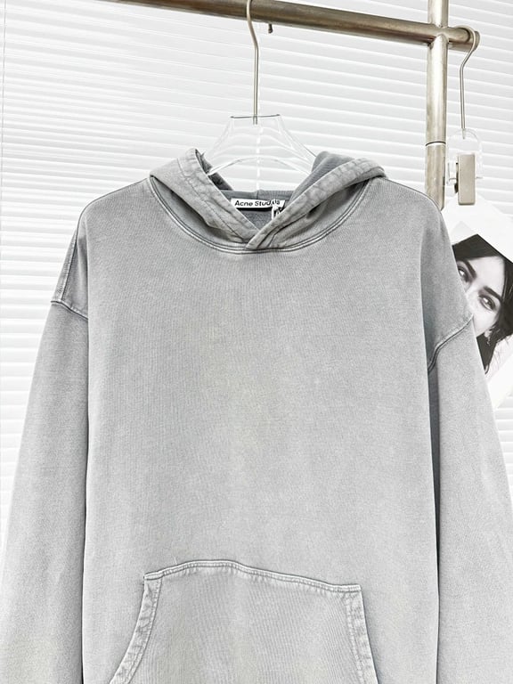 Acne Studios Stockholm 1996 Hoodie Washed Grey - 5