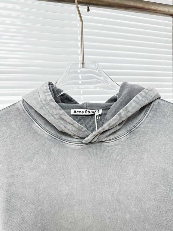 Acne Studios Stockholm 1996 Hoodie Washed Grey - 6