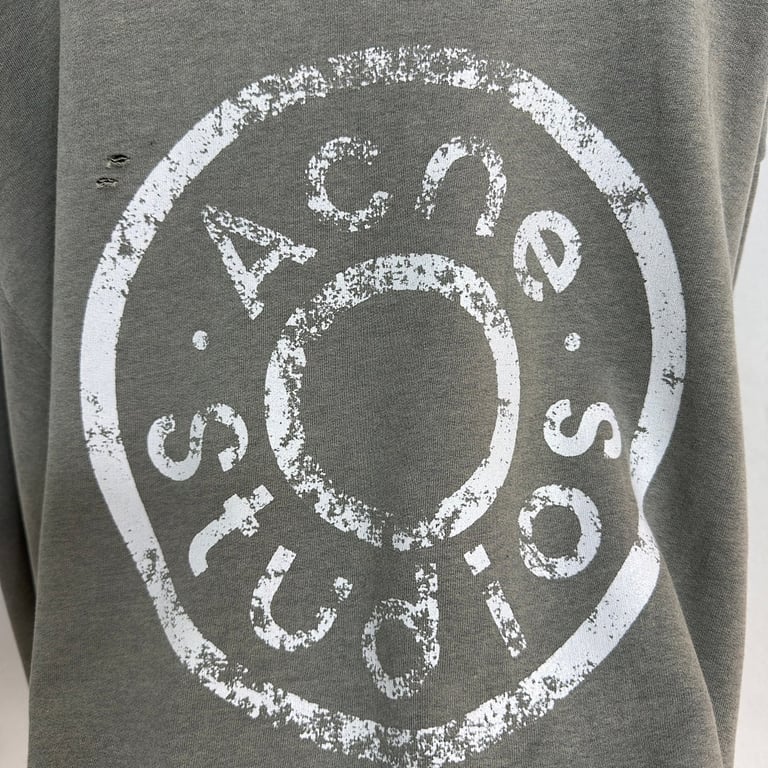 Acne Studios Distressed Logo Sweatshirt - 11