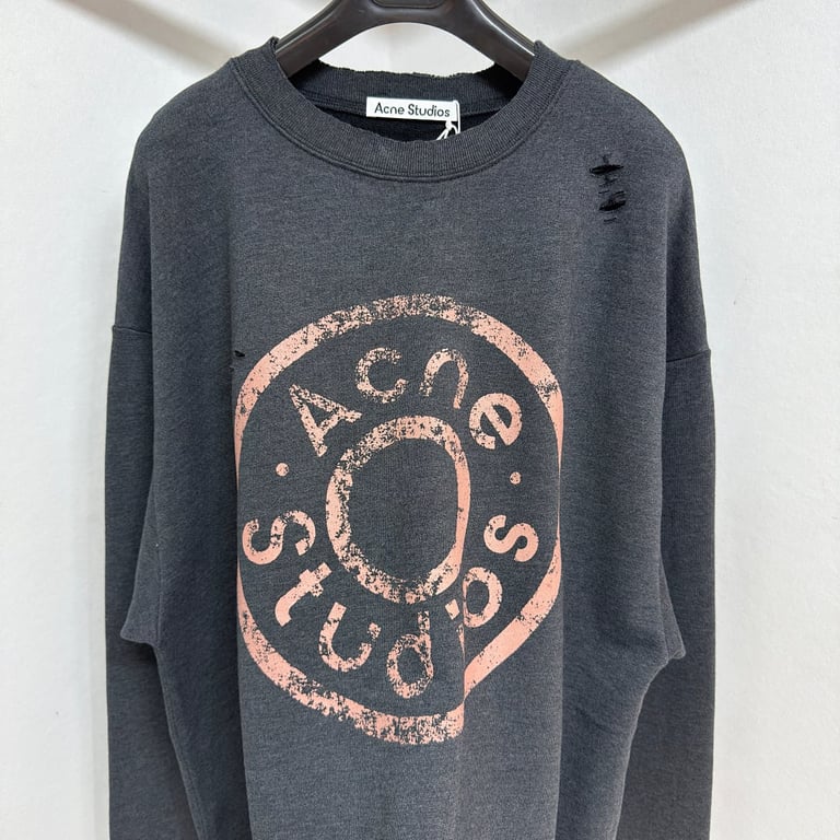 Acne Studios Distressed Logo Sweatshirt - 15