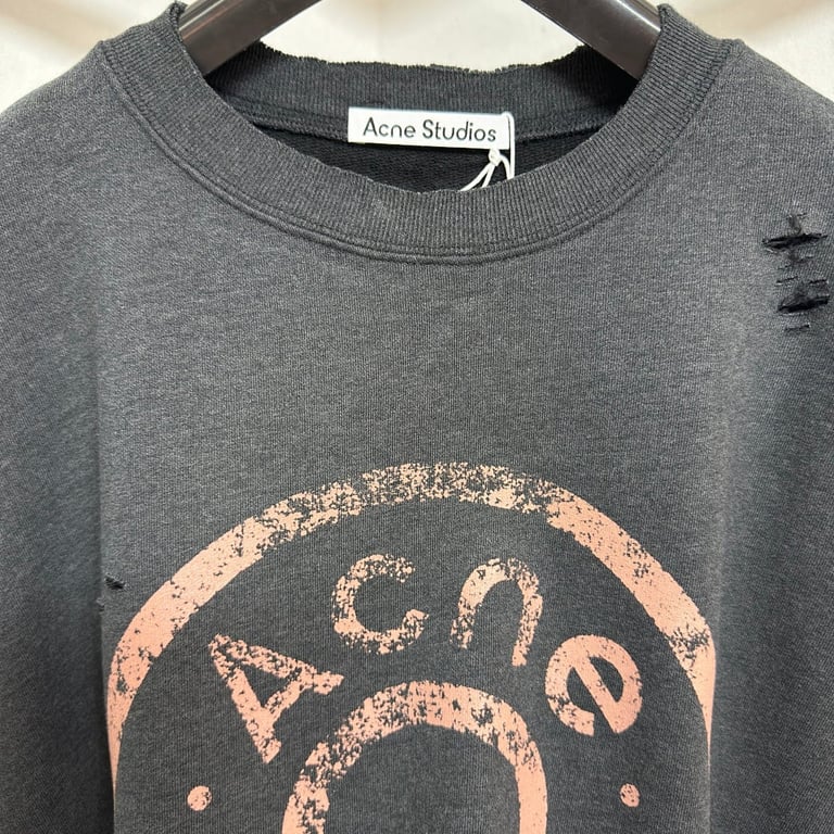 Acne Studios Distressed Logo Sweatshirt - 17