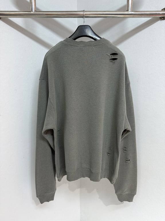 Acne Studios Distressed Logo Sweatshirt - 7