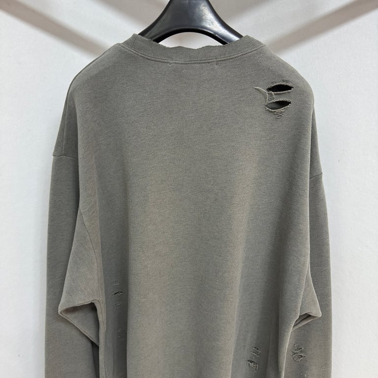 Acne Studios Distressed Logo Sweatshirt - 9