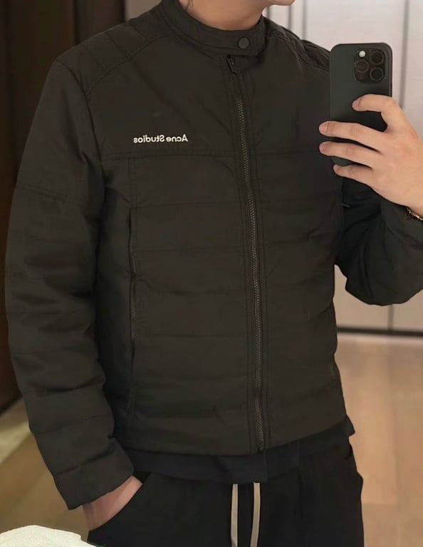 Acne Studios Padded Jacket Black - 3