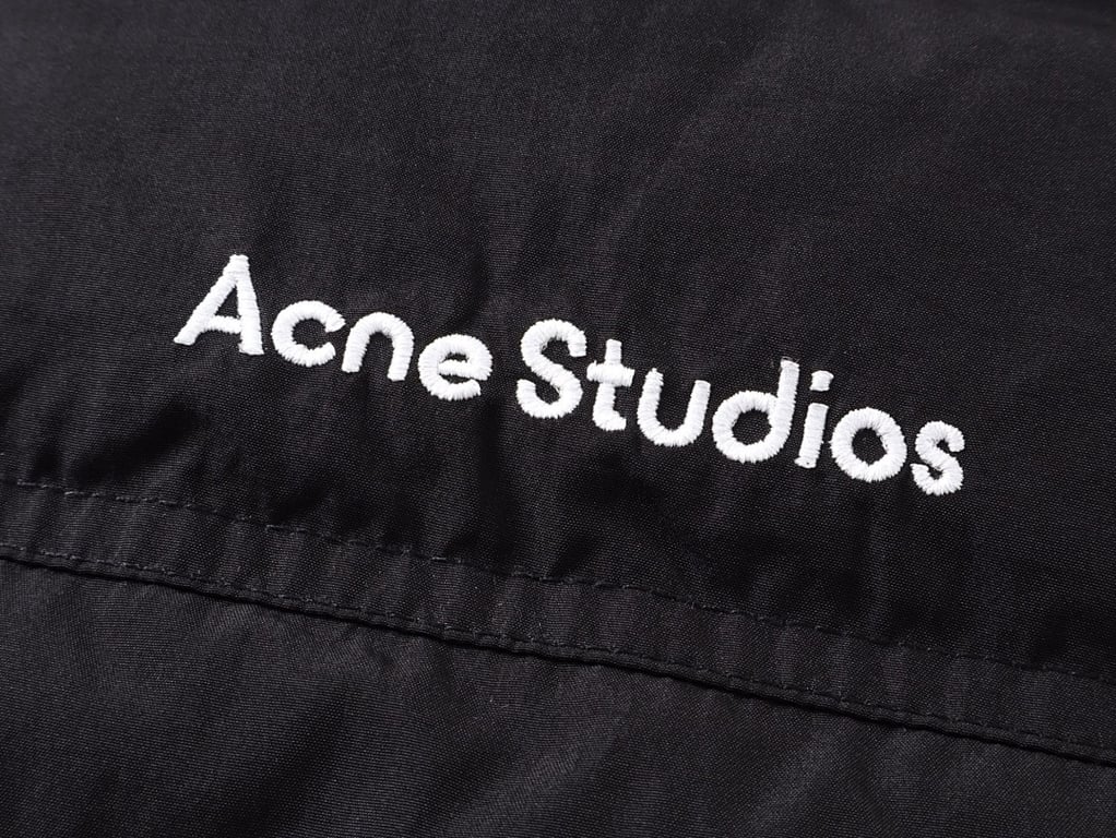 Acne Studios Padded Logo Vest Black - 8