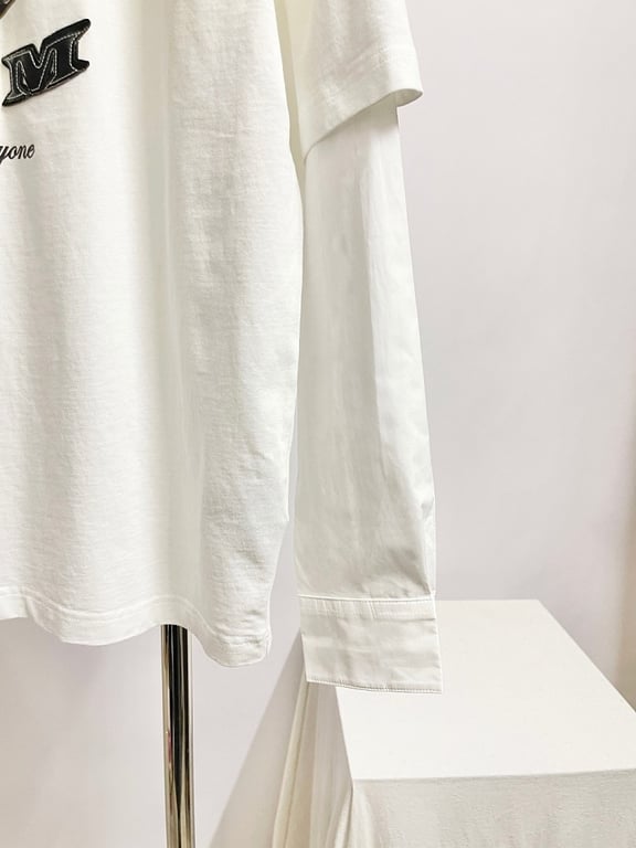 Acne Studios Gym Layered Longsleeve White - 12