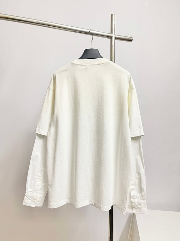 Acne Studios Gym Layered Longsleeve White - 9