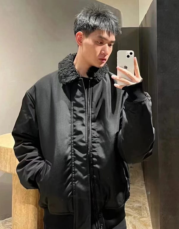 Acne Studios 3083-41L Bomber Jacket Black - 5