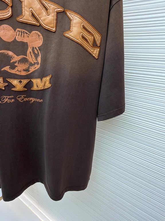 Acne Studios Gym Graphic T-Shirt Brown - 15