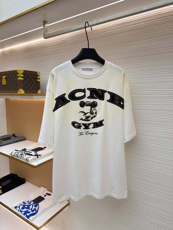 Acne Studios Gym Graphic T-Shirt Brown - 18