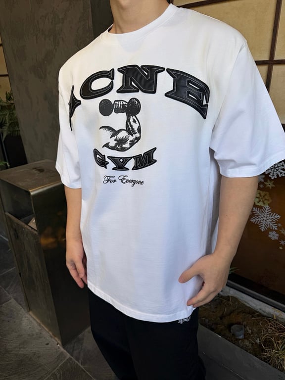 Acne Studios Gym Graphic T-Shirt Brown - 5