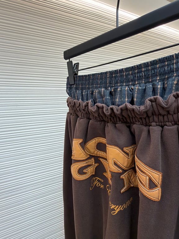 Acne Studios Double Waistband Sweatpants Brown - 12