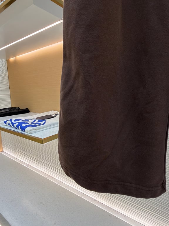 Acne Studios Double Waistband Sweatpants Brown - 13