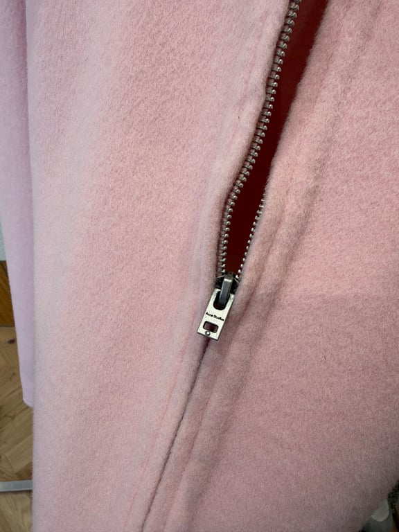 Acne Studios Pink Wool Zip Jacket 5992−L9 - 8