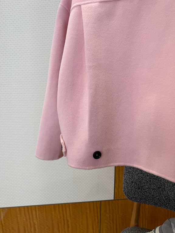 Acne Studios Pink Wool Zip Jacket 5992−L9 - 10