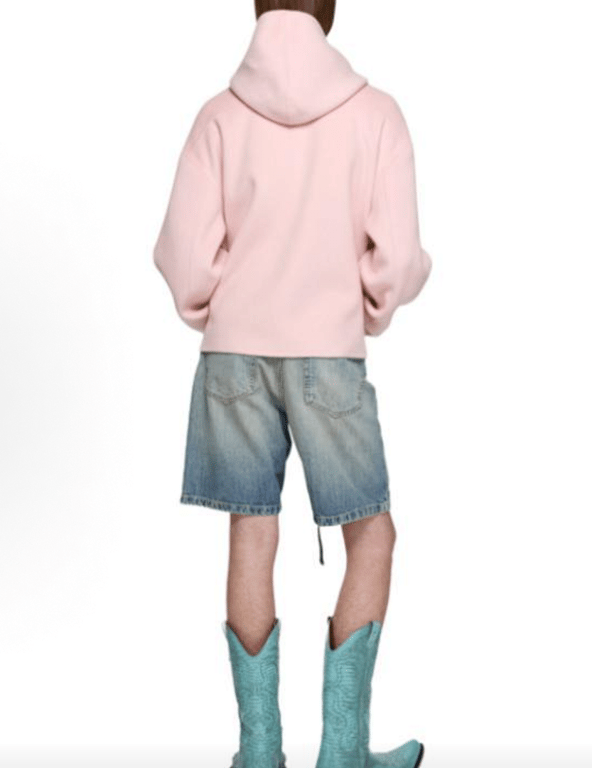 Acne Studios Fairy Tales Wool Zip-Up Hoodie Pink - 5