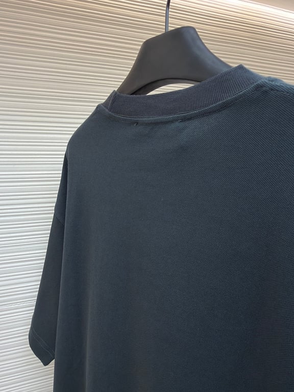 Acne Studios Script Logo T-Shirt Navy - 14