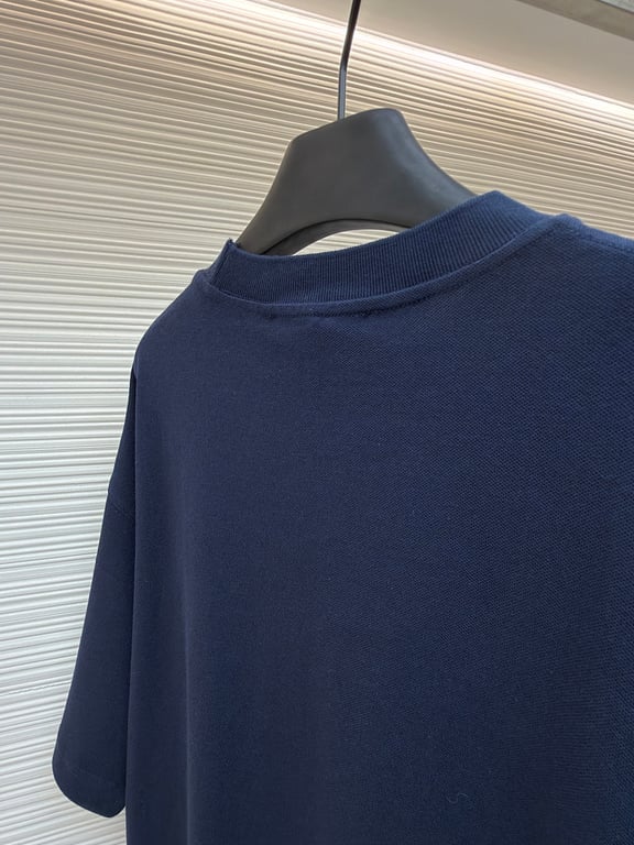 Acne Studios Script Logo T-Shirt Navy - 22