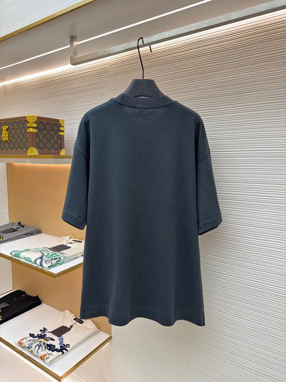 Acne Studios Script Logo T-Shirt Navy - 7