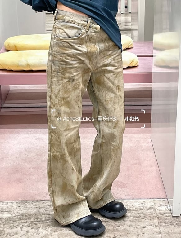 Acne Studios 68042-64L Mud Wash Jeans - 4