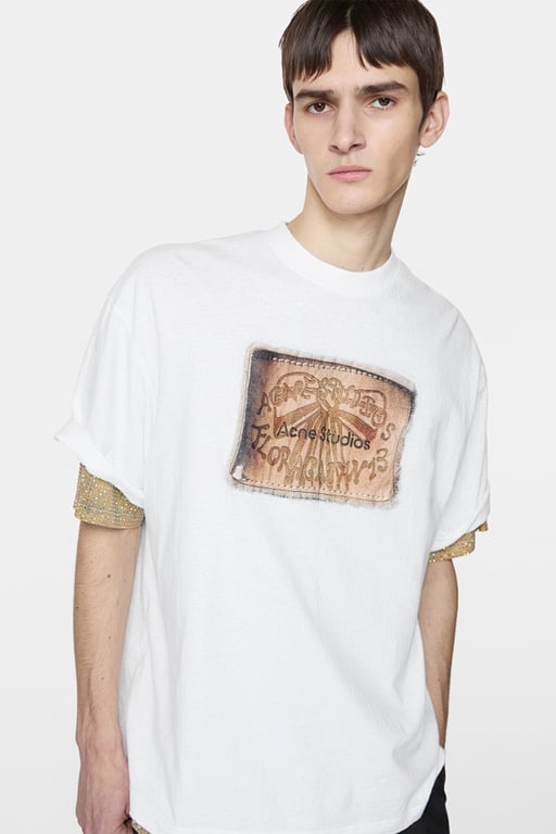 Acne Studios Floragatan 13 Patch Graphic Tee - 6
