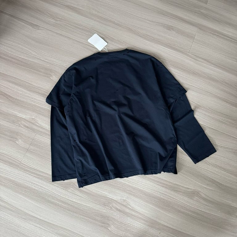 Acne Studios Distressed Logo Long Sleeve - 12