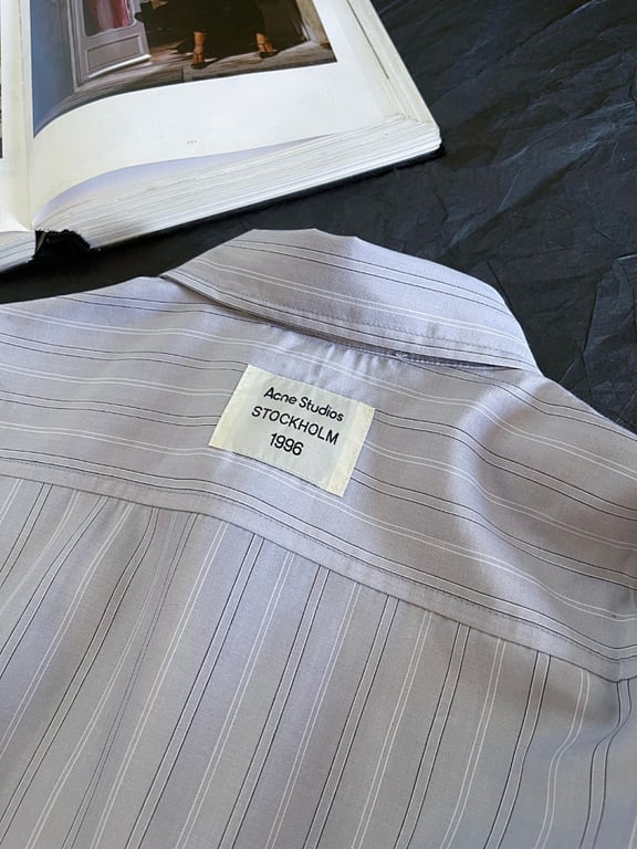 Acne Studios 6C949-60L Striped Shirt - 3