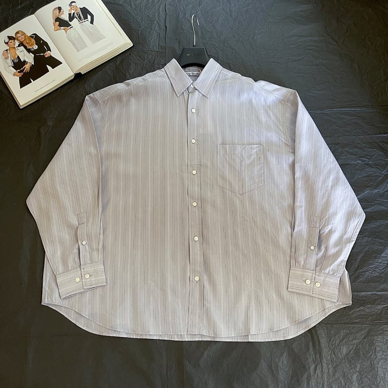 Acne Studios 6C949-60L Striped Shirt - 4