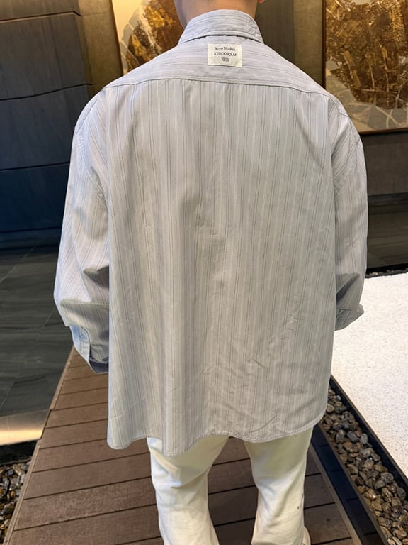Acne Studios 6C949-60L Striped Shirt - 6