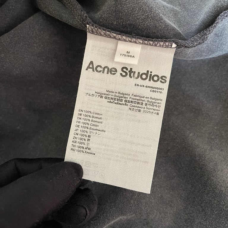 Acne Studios 6B771-60L Logo T-Shirt - 16