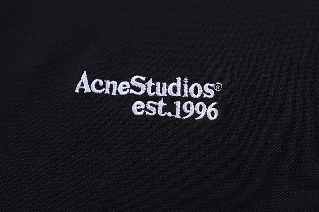 Acne Studios Logo Embroidery Polo Shirt - 12