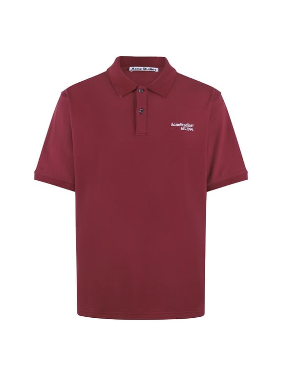 Acne Studios Logo Embroidery Polo Shirt - 17