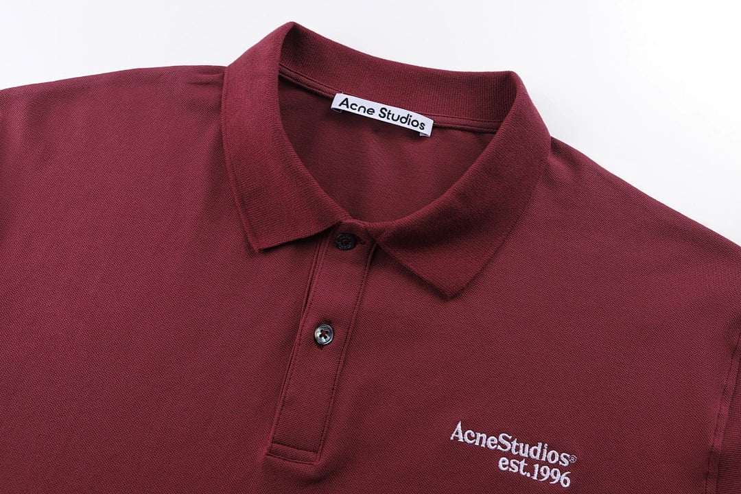 Acne Studios Logo Embroidery Polo Shirt - 19