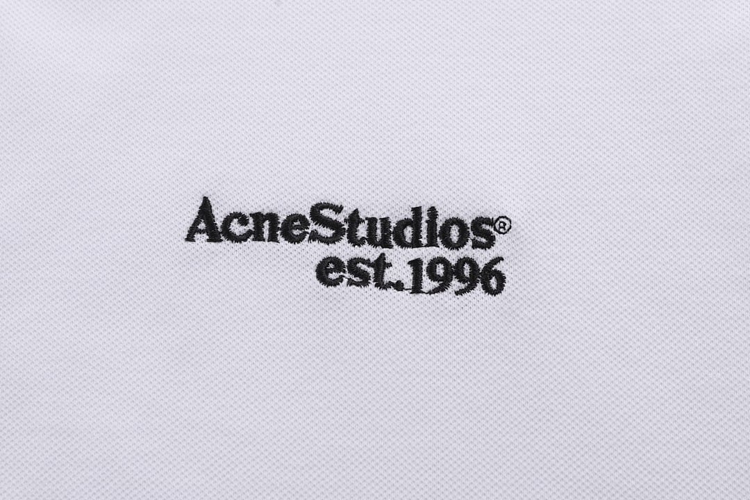 Acne Studios Logo Embroidery Polo Shirt - 30