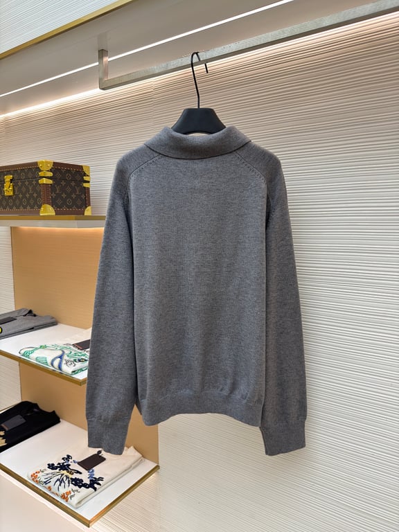Acne Studios Wool Long-Sleeve Polo - 13